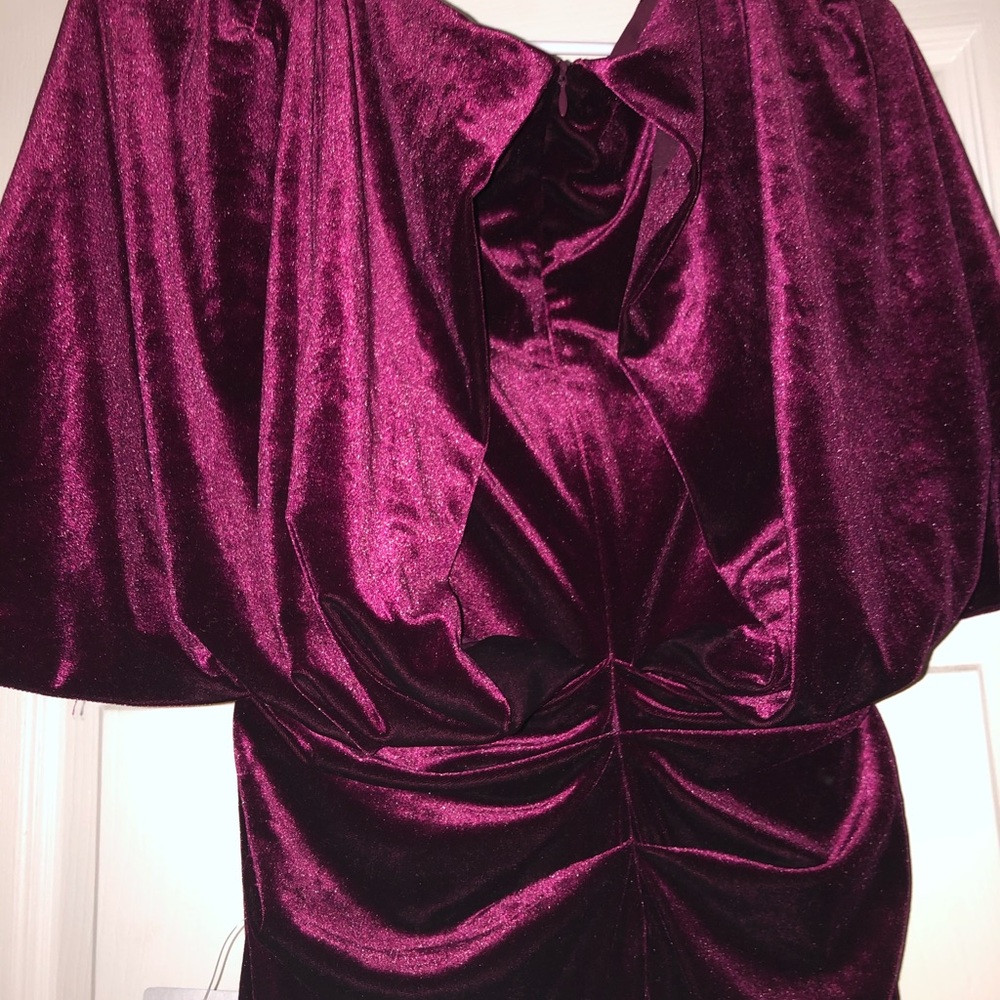 Eliza J burgundy dress